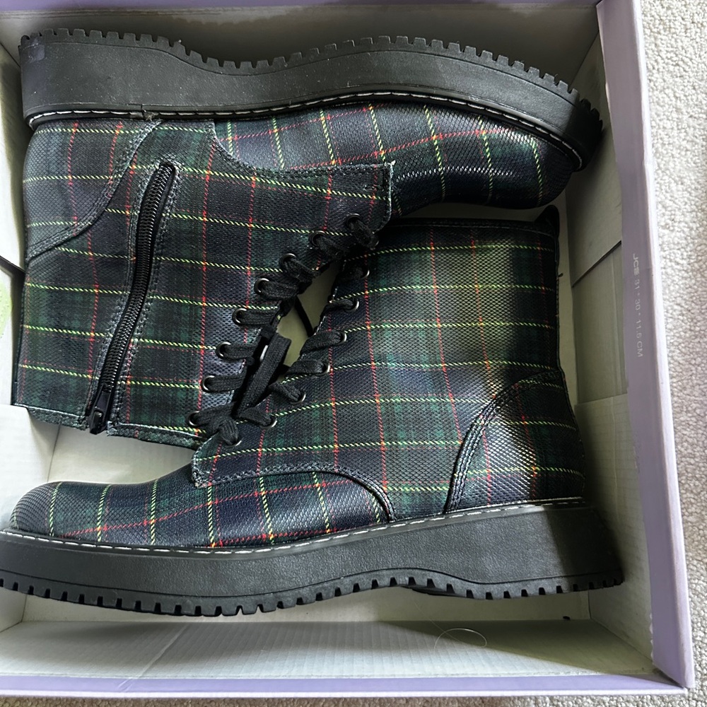 Madden Girl combat boots